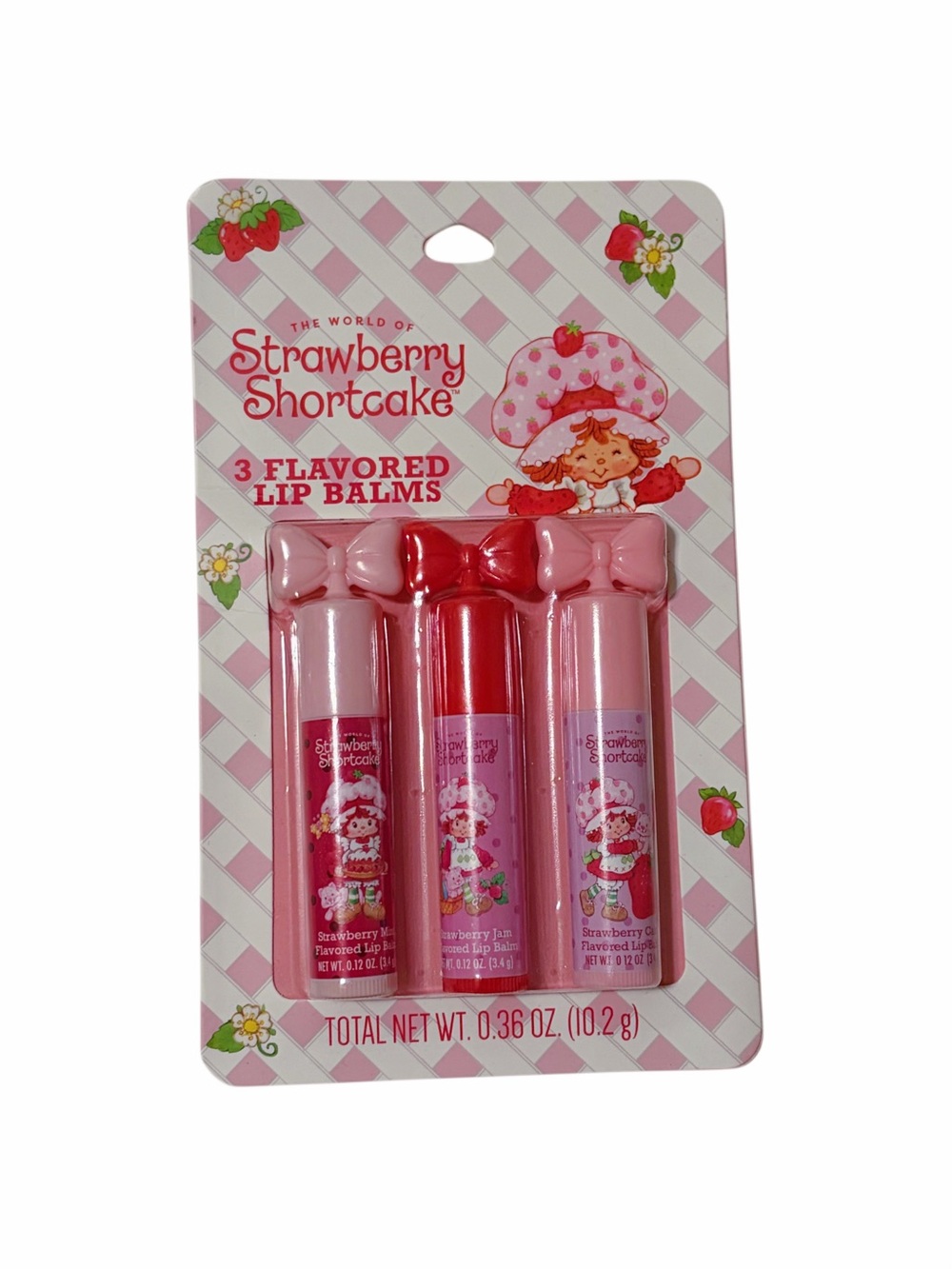 🛍️3/$20🛍️ Strawberry Shortcake 3 Flavored Lip Balm Trio